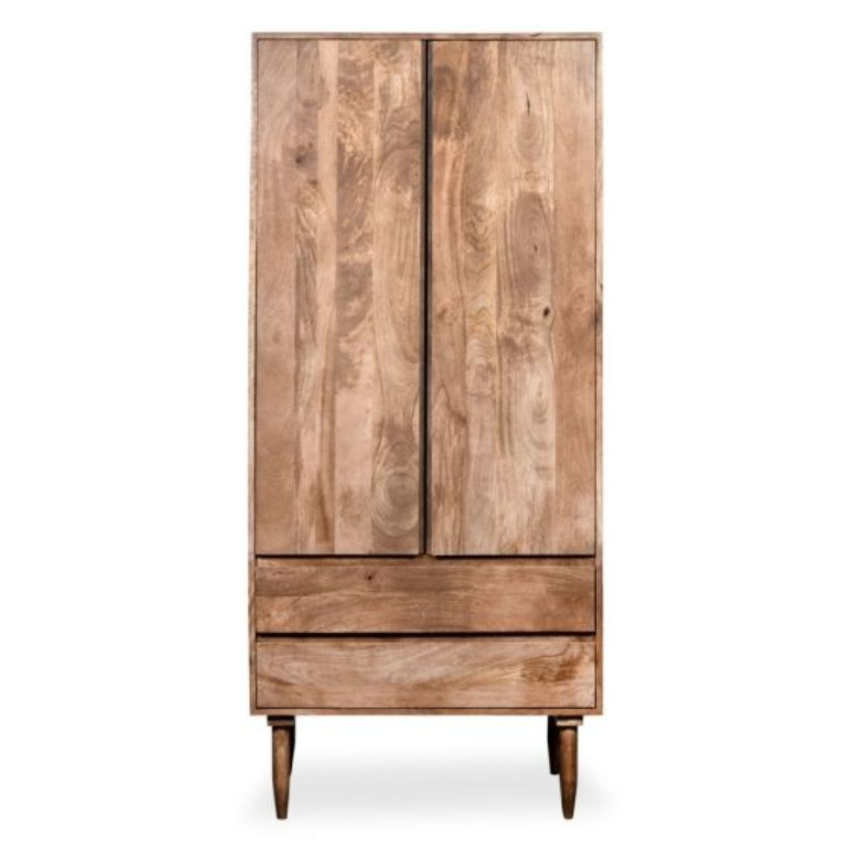 Trade Furniture Scandi Mango 2 Drawer Wardrobe