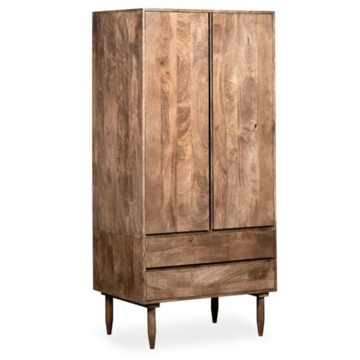 Trade Furniture Scandi Mango 2 Drawer Wardrobe