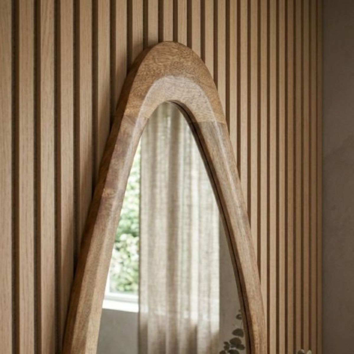 Trade Furniture Scandi Mango 50cm Curved Mirror