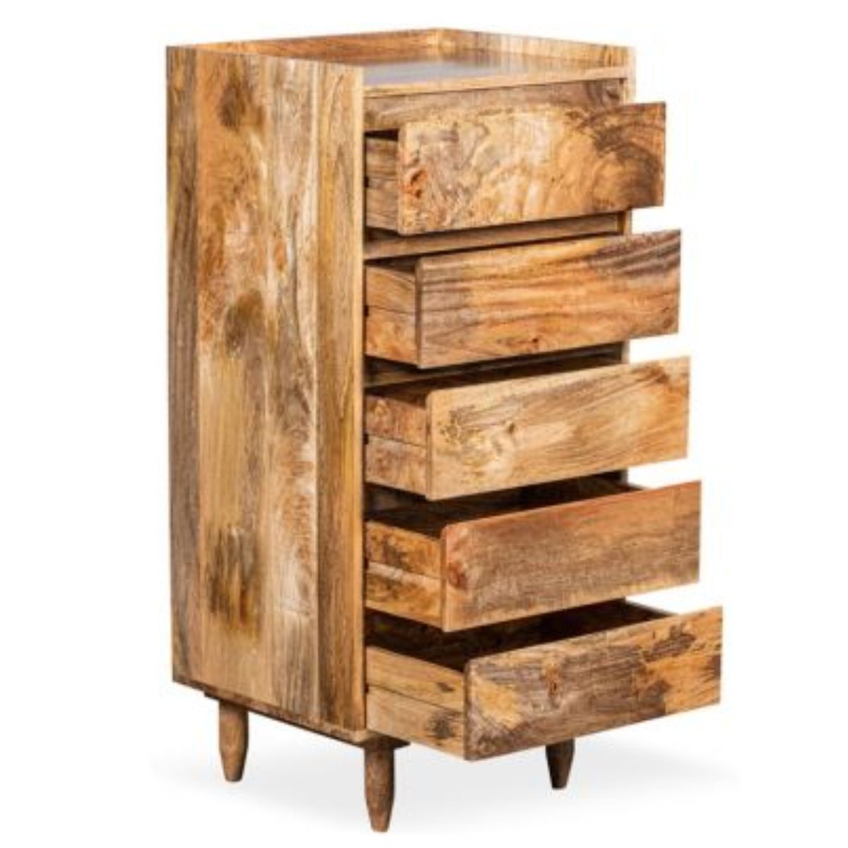 Trade Furniture Scandi Mango 5 Drawer Tall Boy