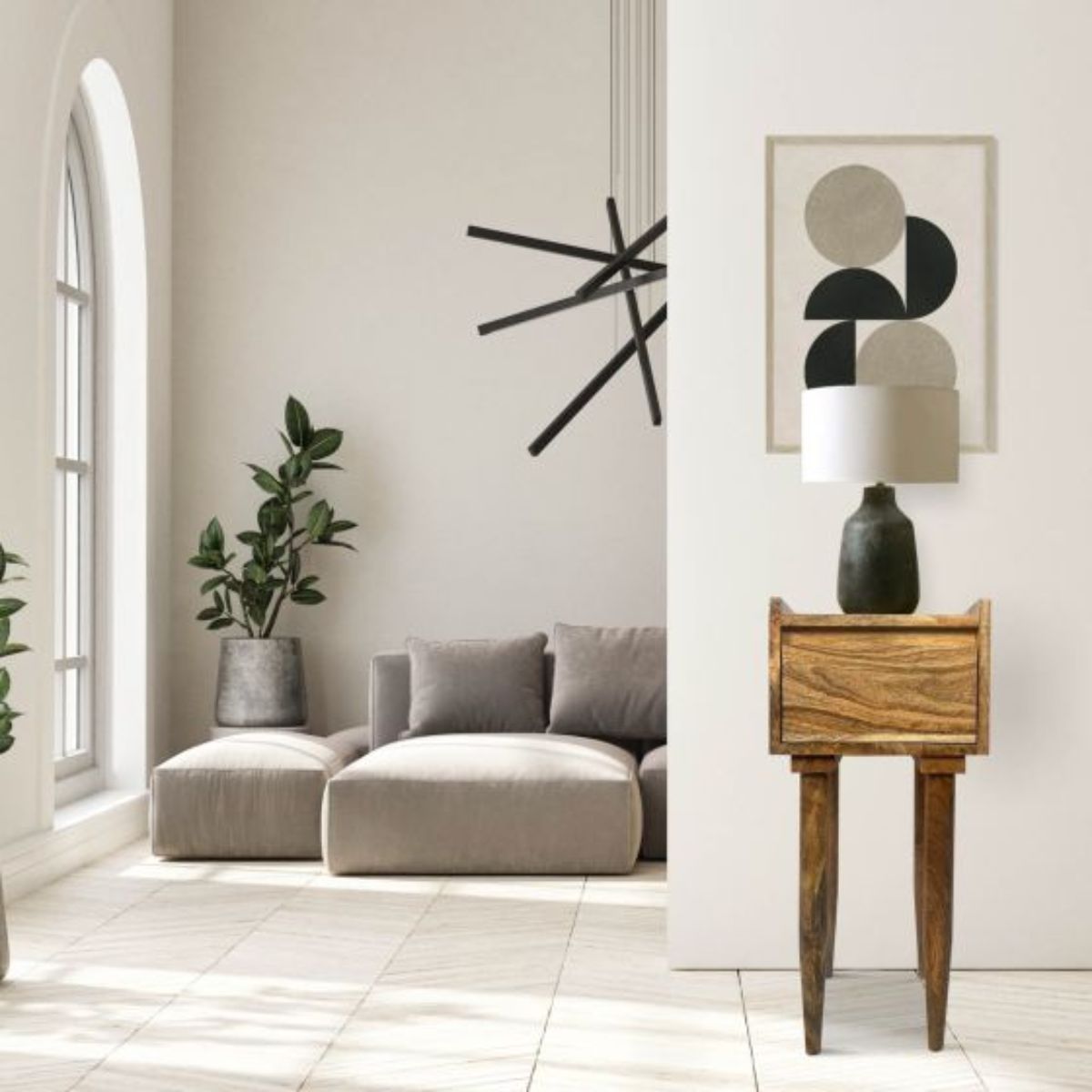 Trade Furniture Scandi Mango Lamp Table