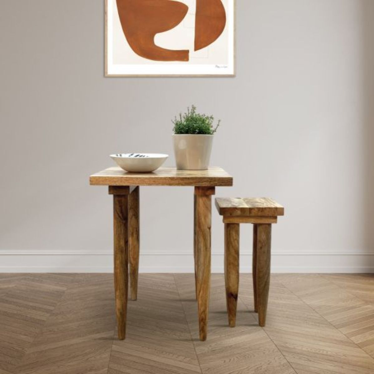 Trade Furniture Scandi Mango Nest Of Tables