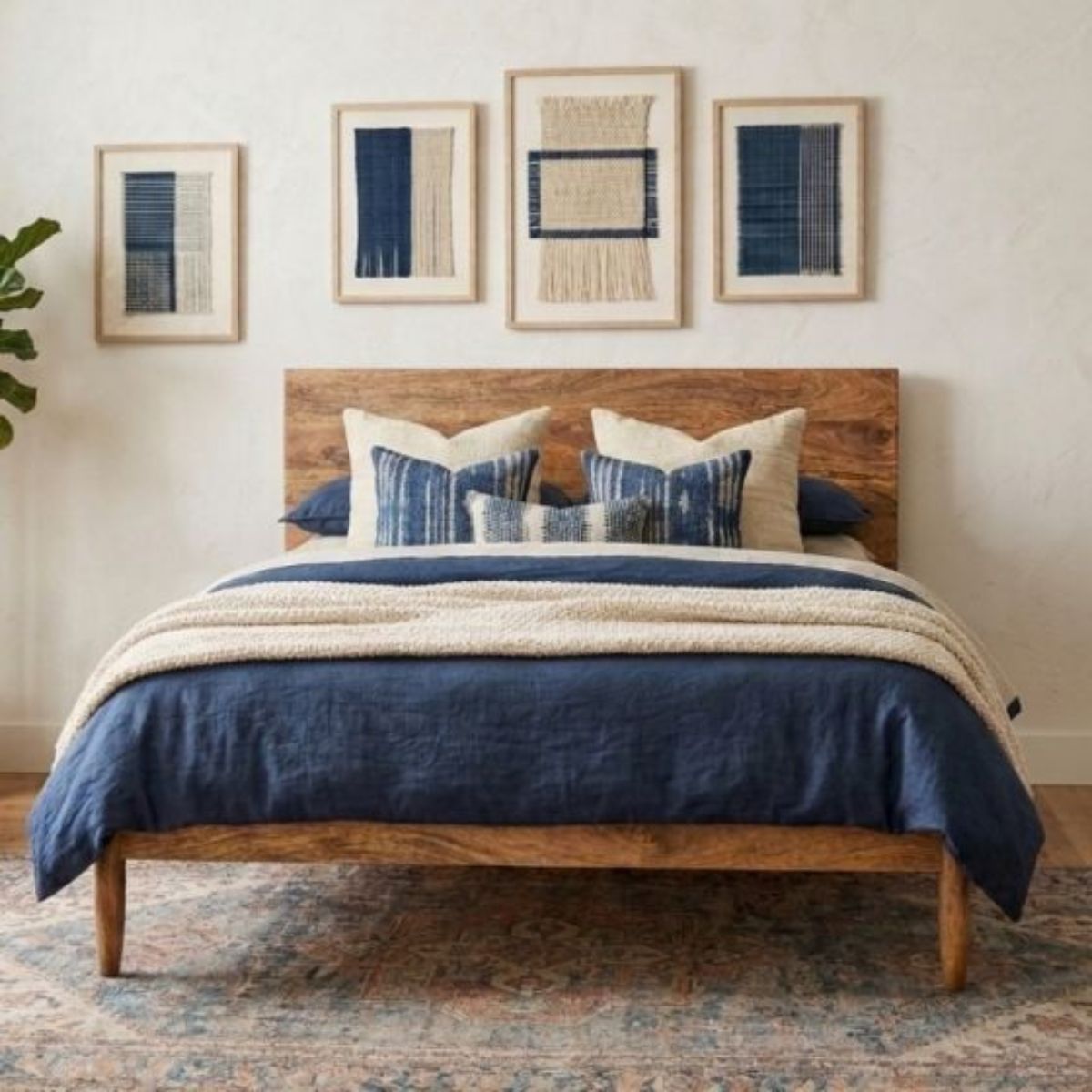 Trade Furniture Scandi Mango Wood Bed Frame (3 Sizes)