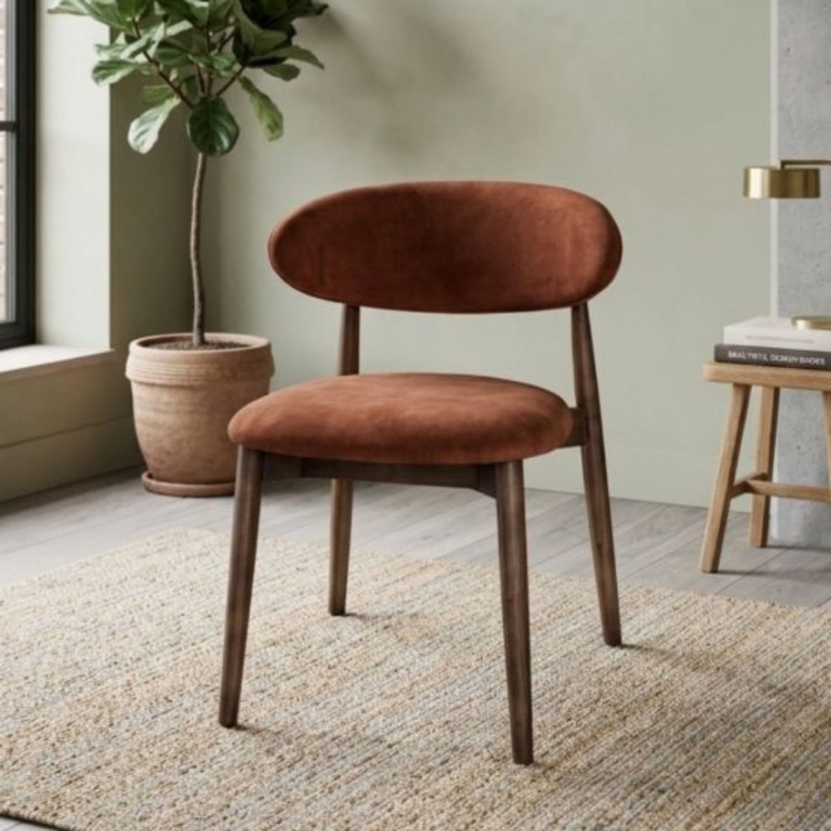 Trade Furniture Scandi Oak Dining Chair - Dark Leg
