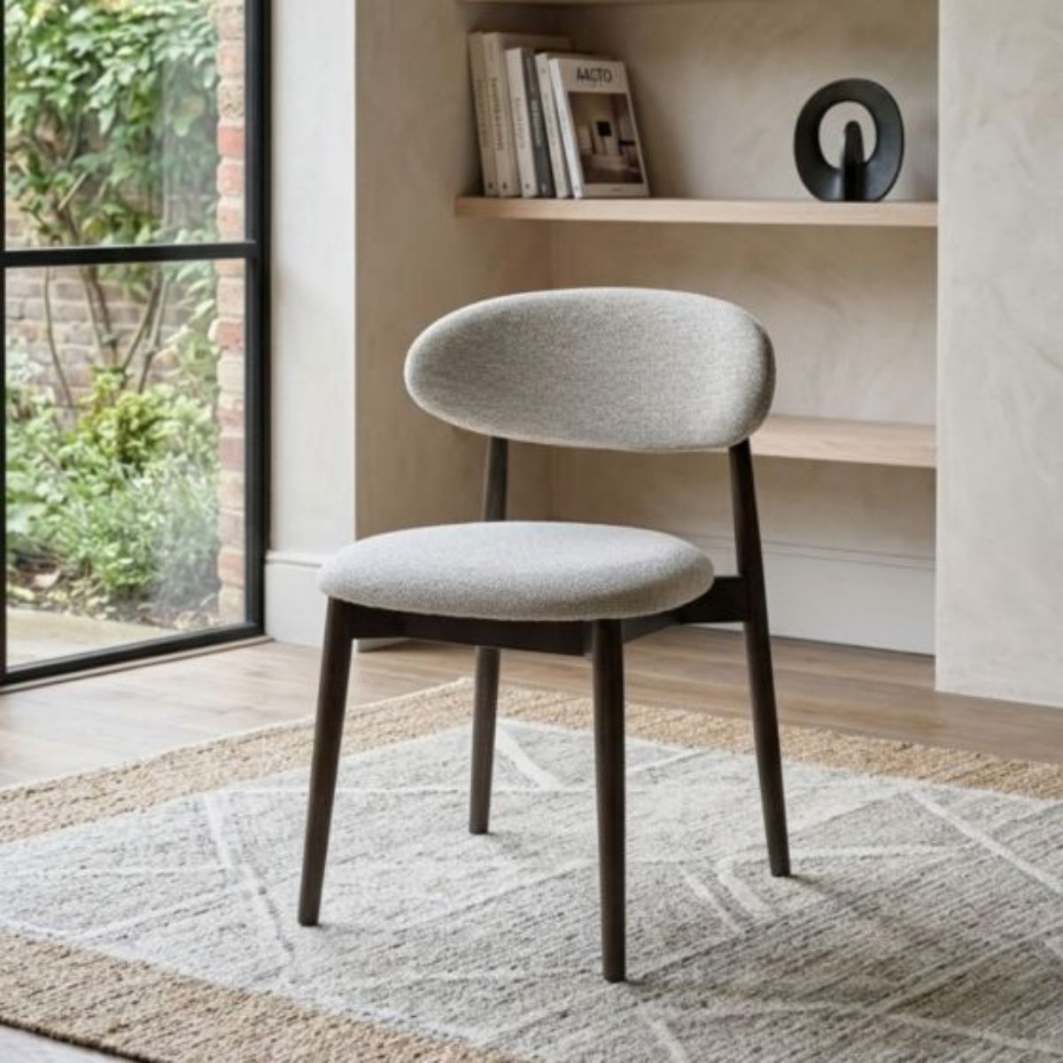 Trade Furniture Scandi Oak Dining Chair - Dark Leg