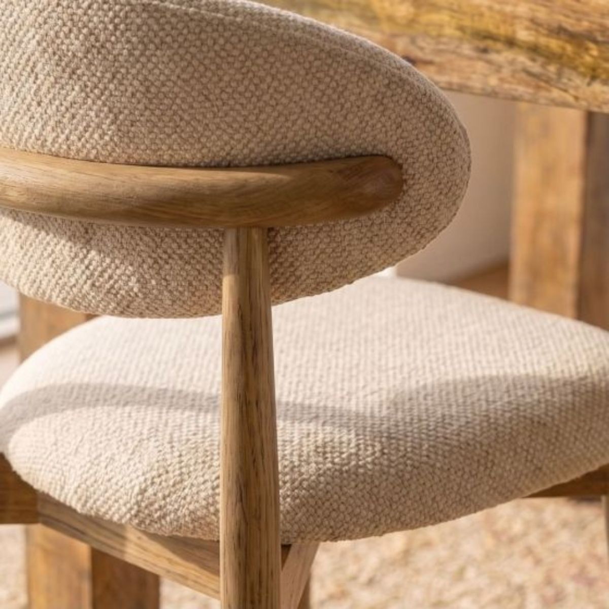Trade Furniture Scandi Oak Dining Chair - Light Leg