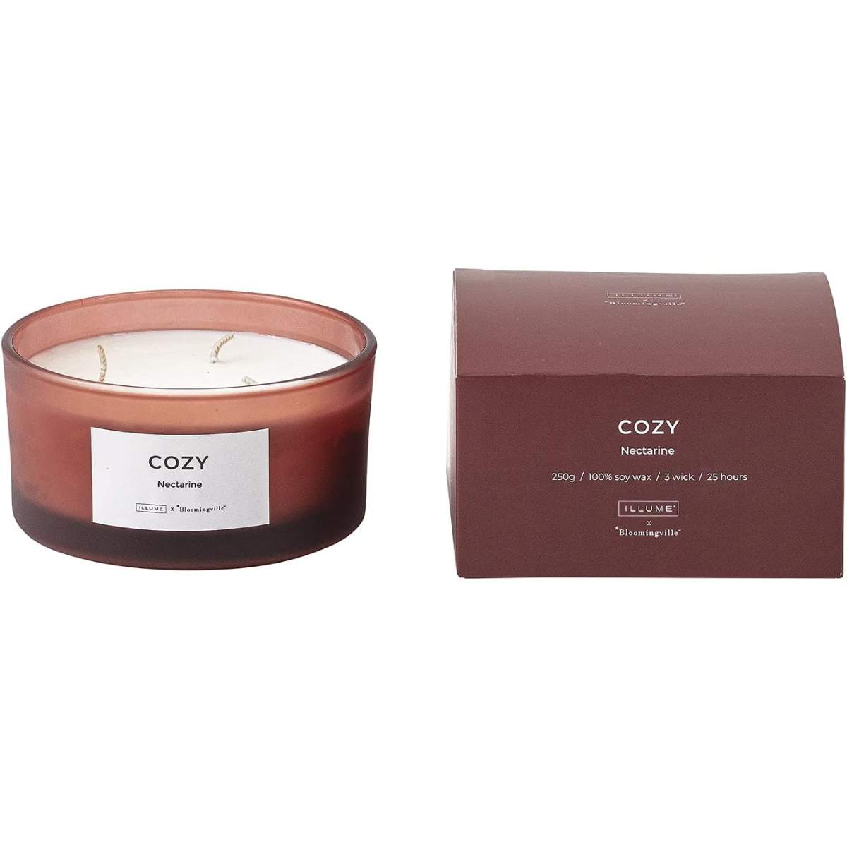 Bloomingville Scented Candle Cozy Nectarine, Natural Wax