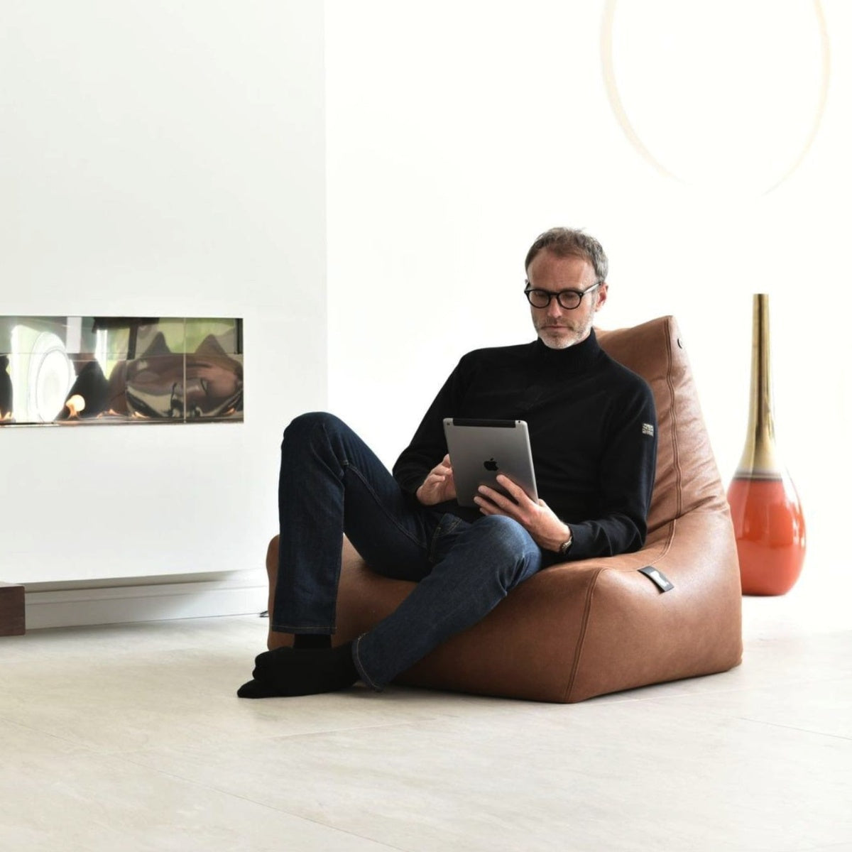 Extreme Lounging Mighty B-Bag Faux Leather Luxury Indoor Chair