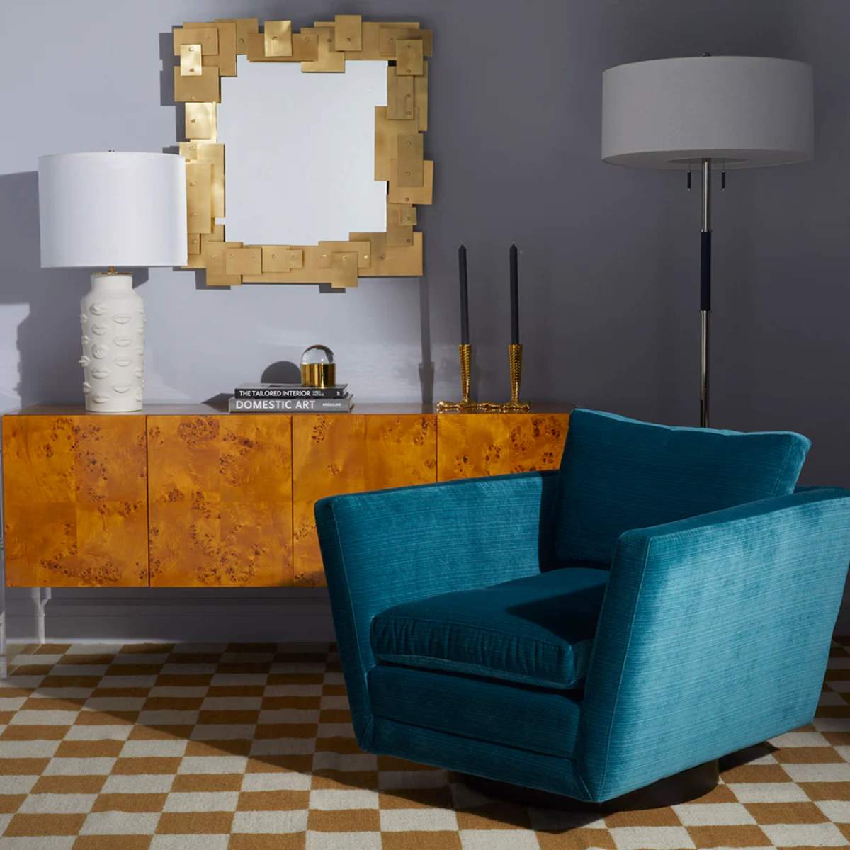 Jonathan Adler Sebastian Swivel Chair