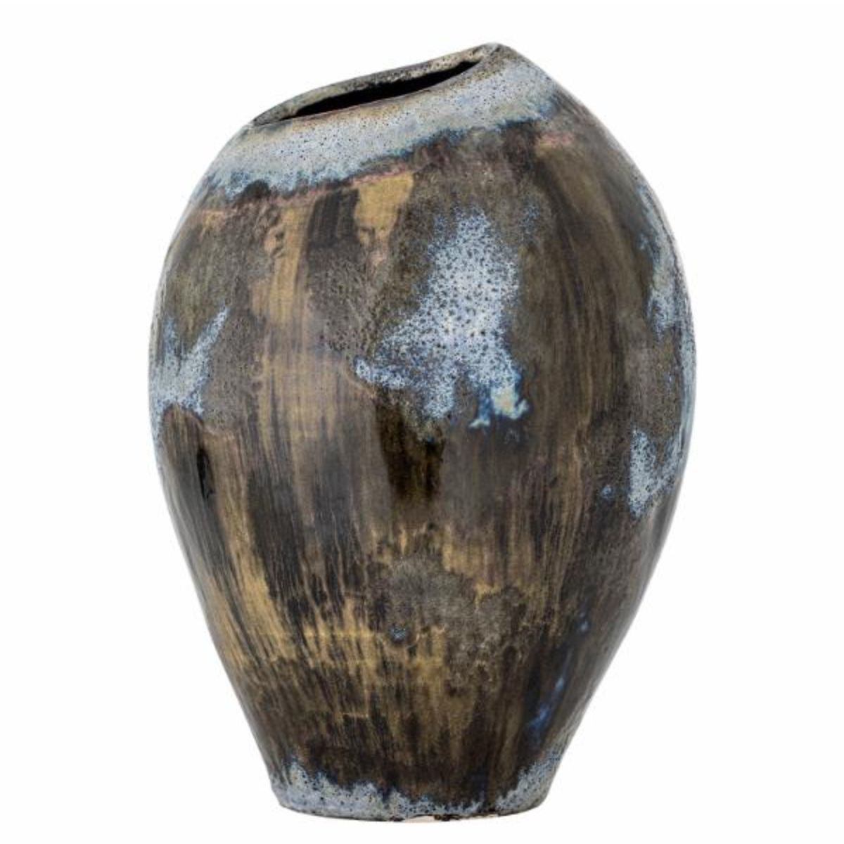 Bloomingville Senja Vase - Brown Stoneware