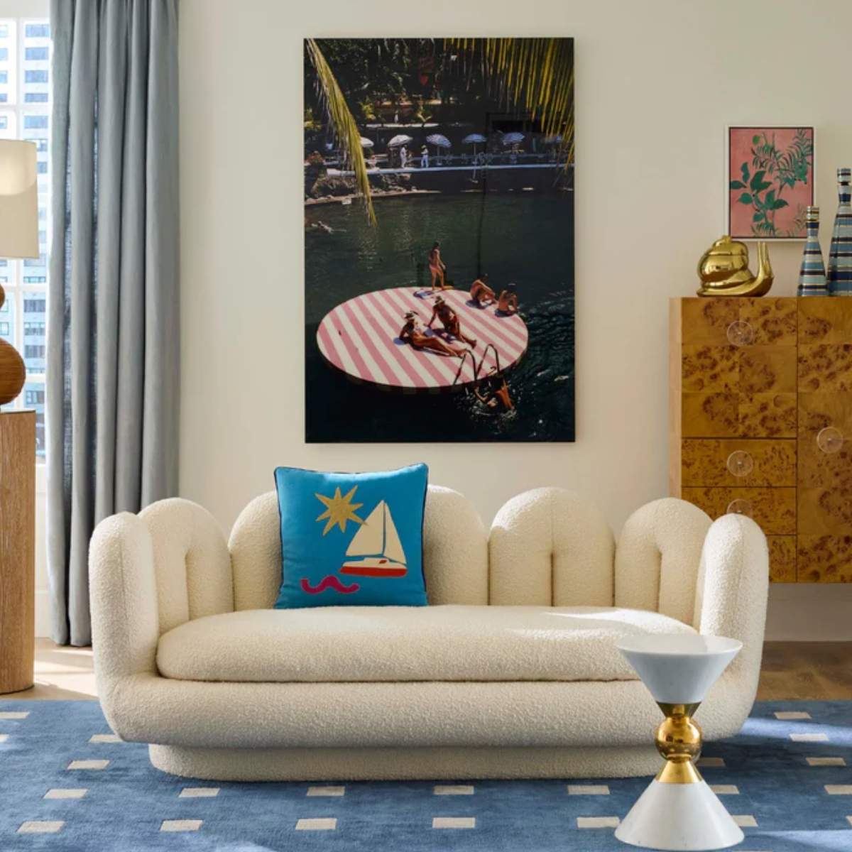 Jonathan Adler Serpentine Apartment Sofa