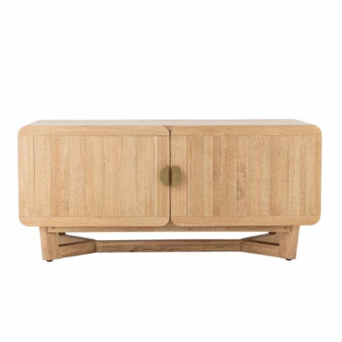 Bloomingville Serrone Cabinet - Natural Rubberwood