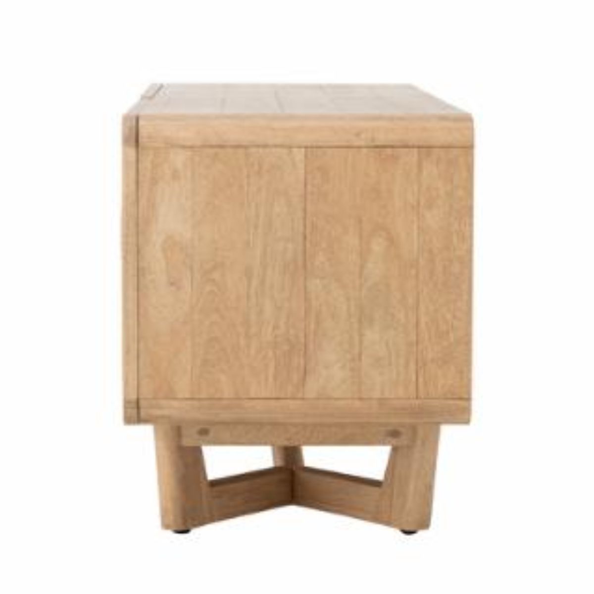 Bloomingville Serrone Cabinet - Natural Rubberwood