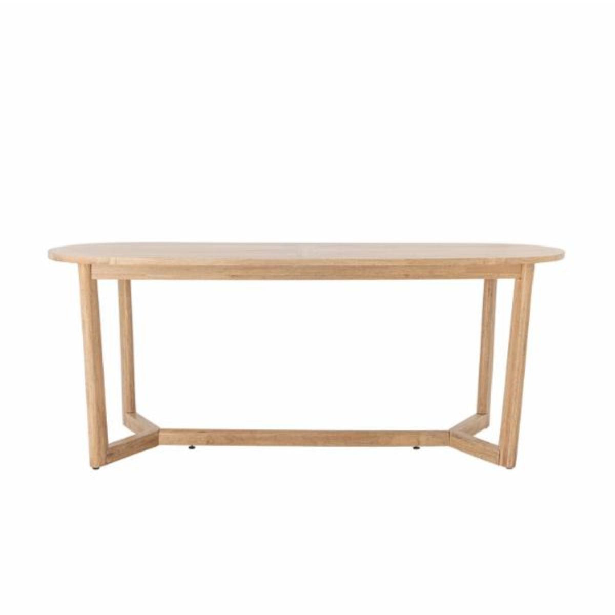 Bloomingville Serrone Oval Dining Table - Natural Rubberwood