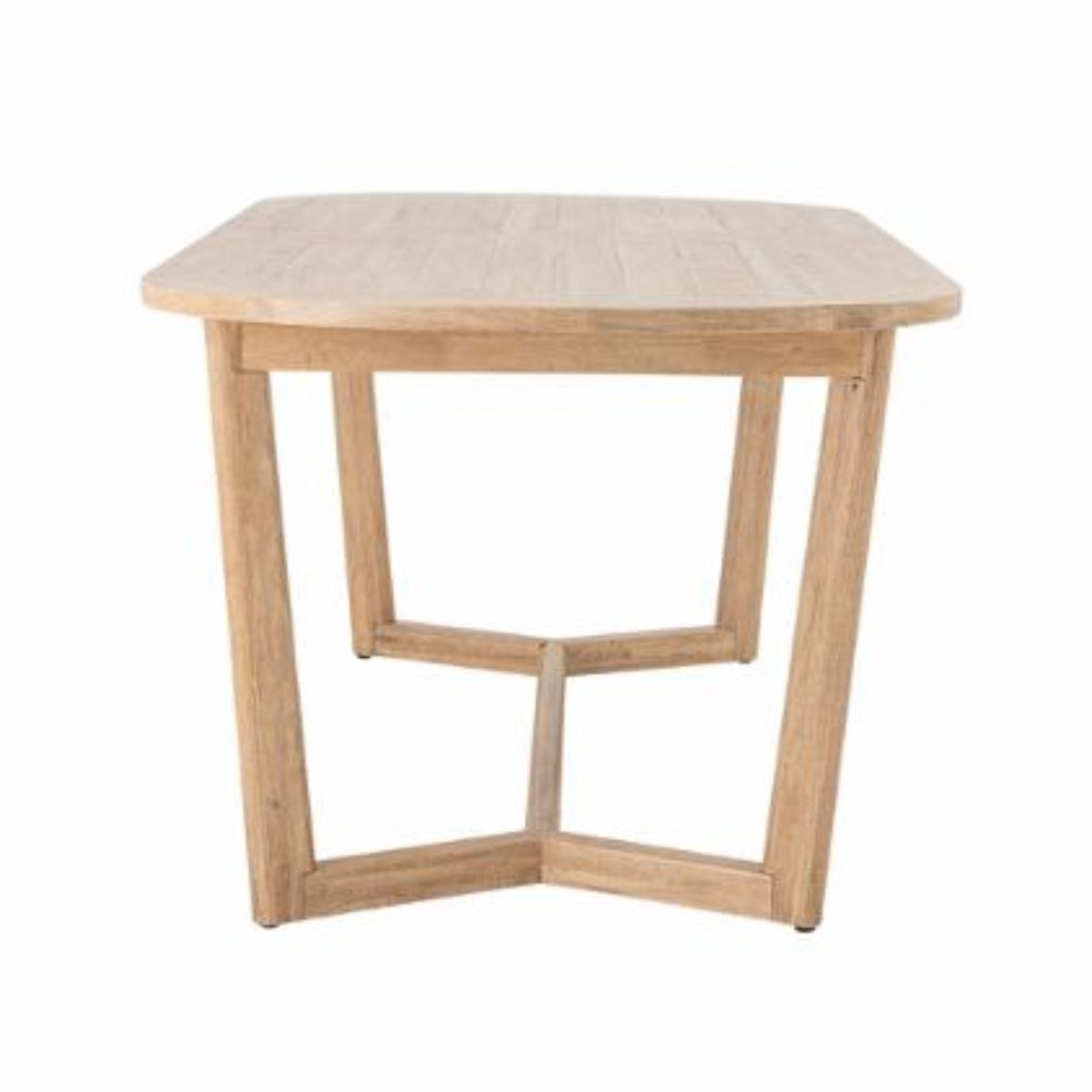 Bloomingville Serrone Oval Dining Table - Natural Rubberwood