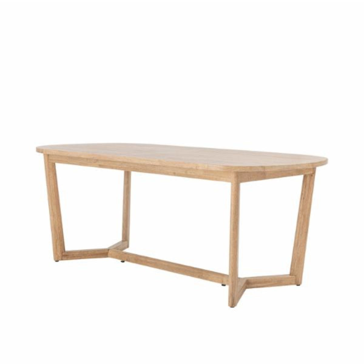 Bloomingville Serrone Oval Dining Table - Natural Rubberwood