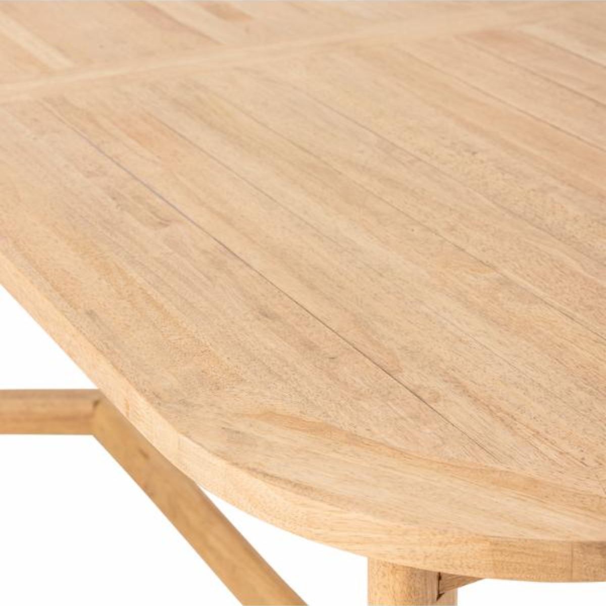 Bloomingville Serrone Oval Dining Table - Natural Rubberwood