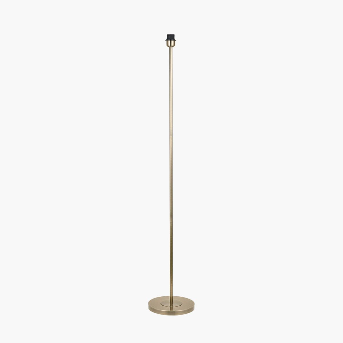 Designers Guild Sesvenna Antique Brass Metal Stick Floor Lamp Base