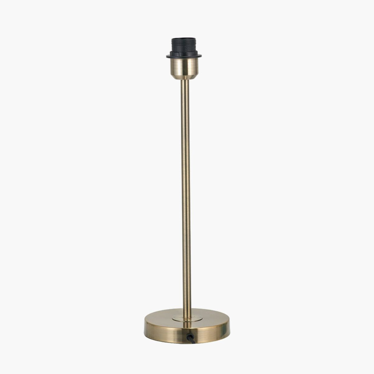 Designers Guild Sesvenna Antique Brass Metal Stick Table Lamp Base