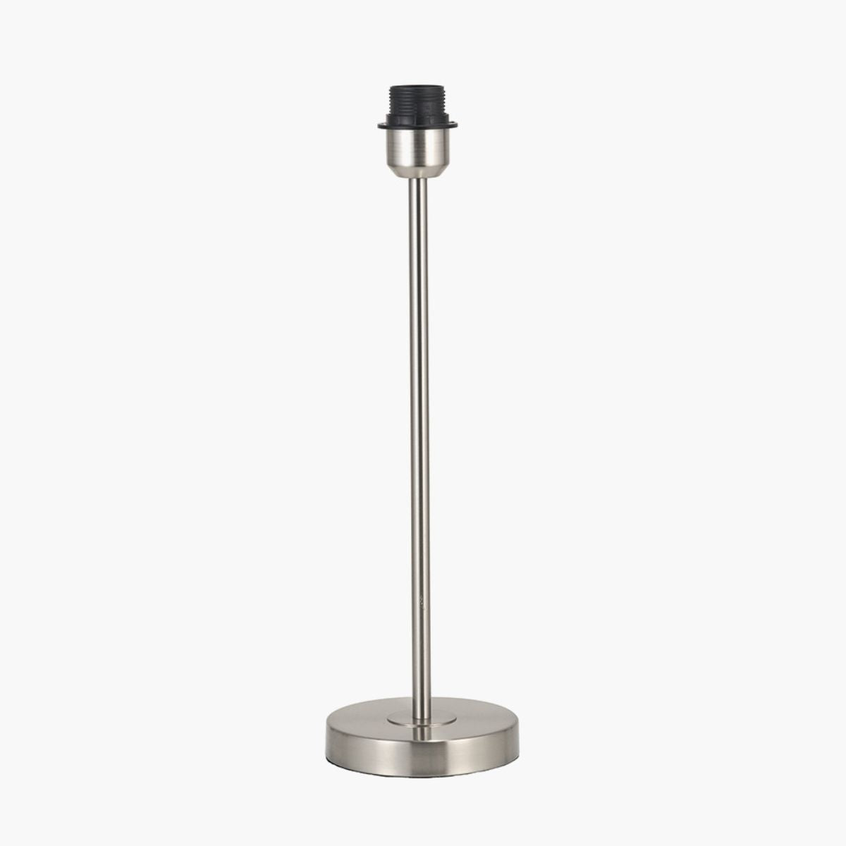 Designers Guild Sesvenna Brushed Silver Metal Stick Table Lamp Base