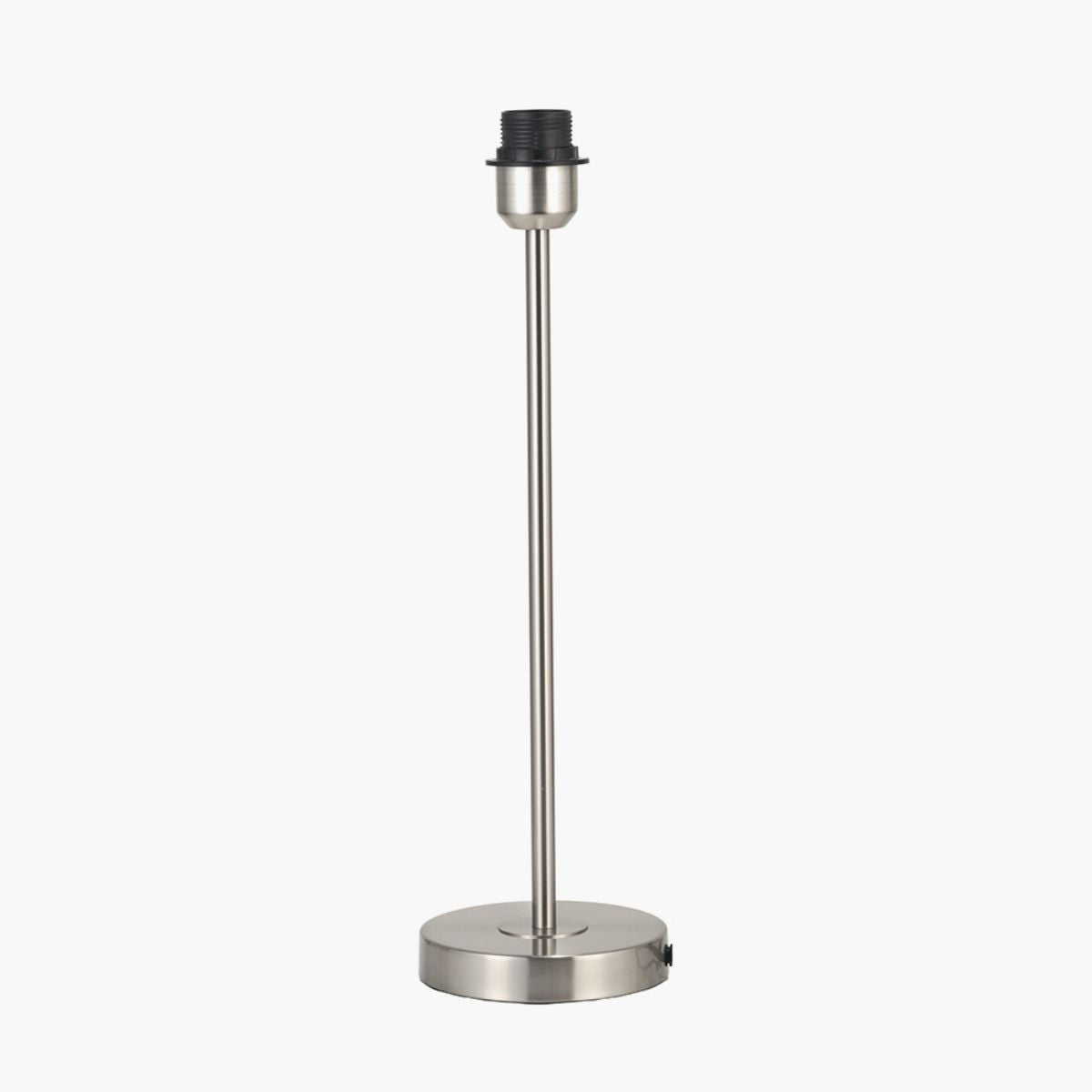 Designers Guild Sesvenna Brushed Silver Metal Stick Table Lamp Base