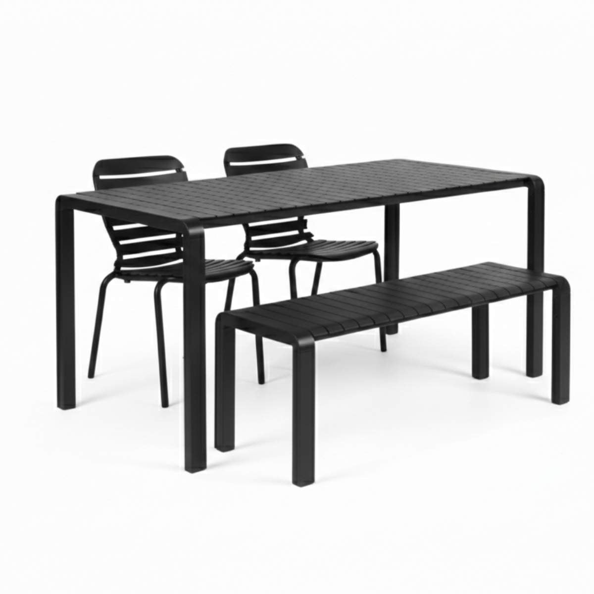 Zuiver Set Garden Table Vondel 168,5 + 2 Chair + Bench Vondel