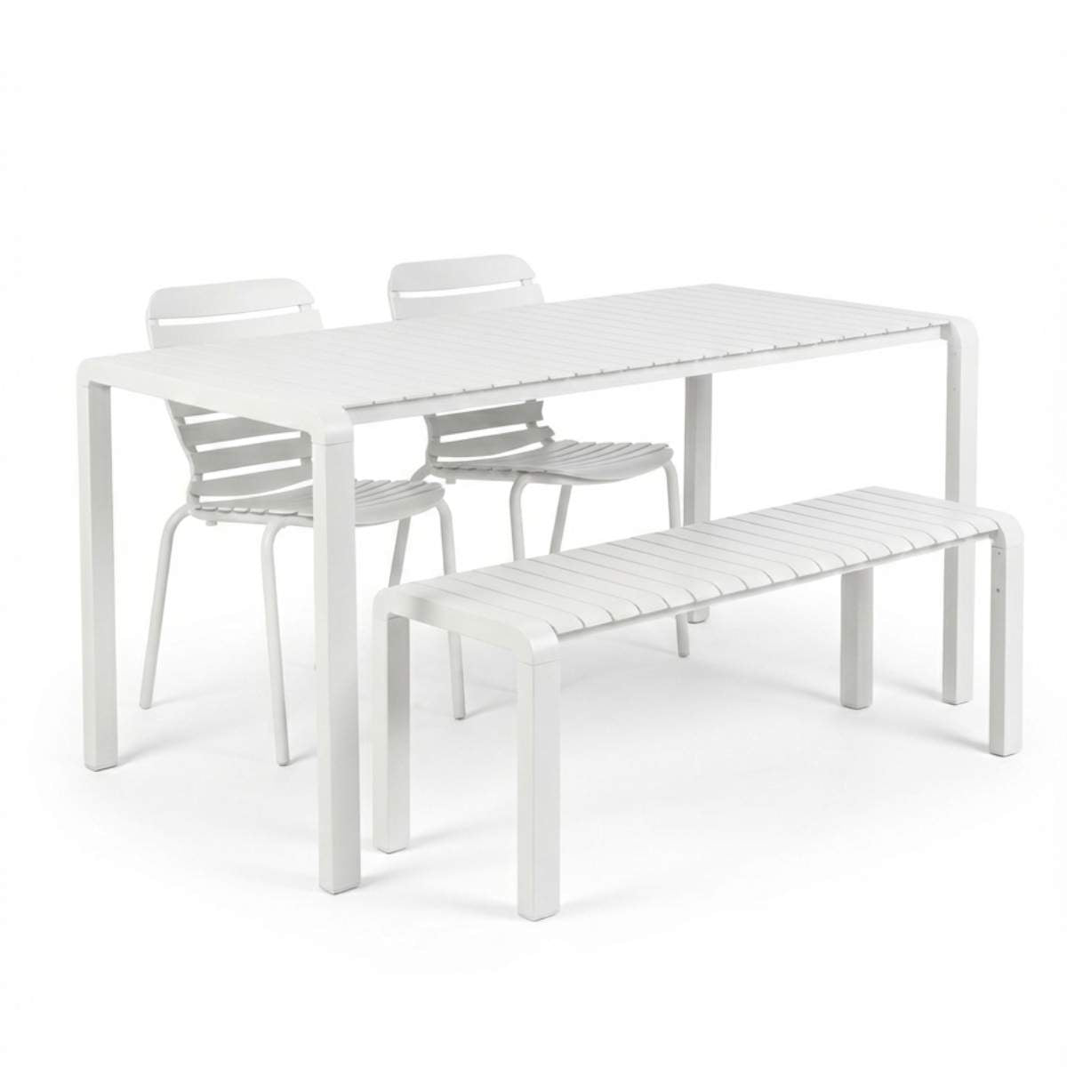 Zuiver Set Garden Table Vondel 168,5 + 2 Chair + Bench Vondel