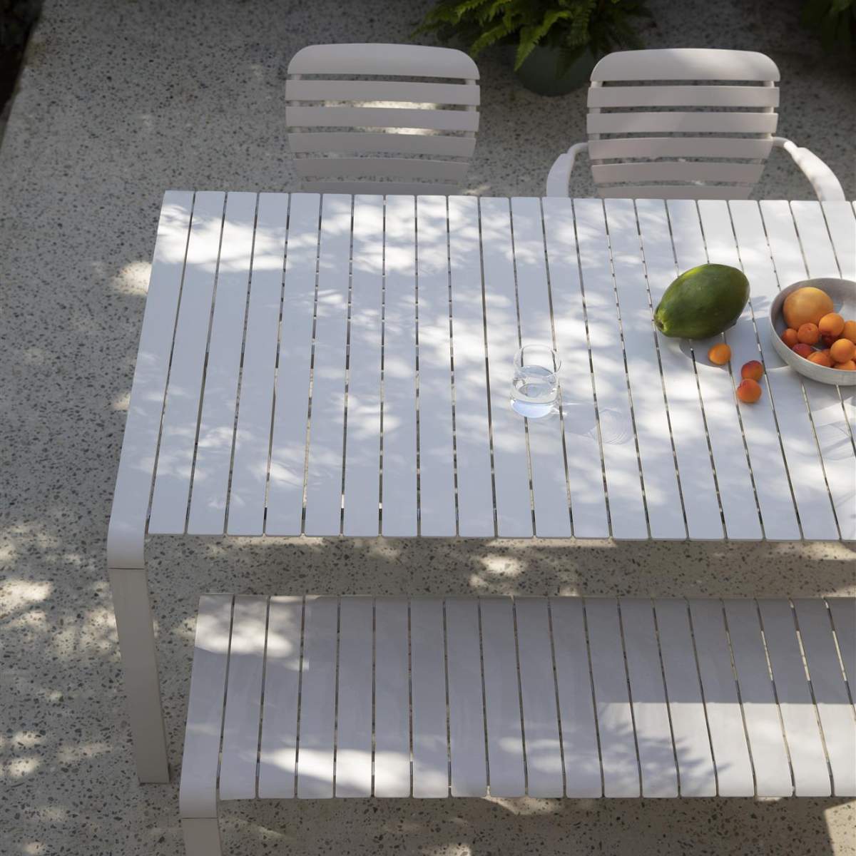 Zuiver Set Garden Table Vondel 168,5 + 2 Chair + Bench Vondel