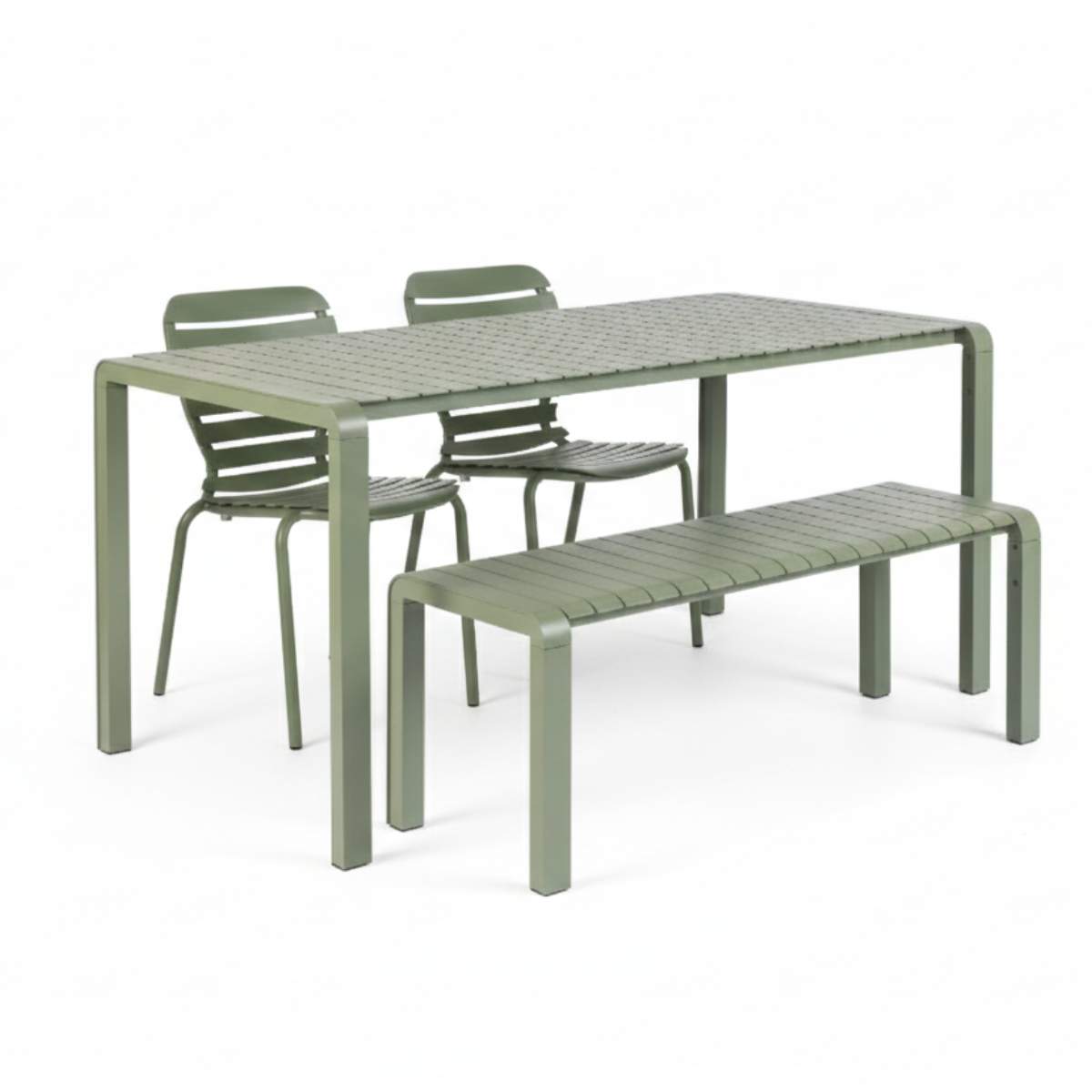 Zuiver Set Garden Table Vondel 168,5 + 2 Chair + Bench Vondel