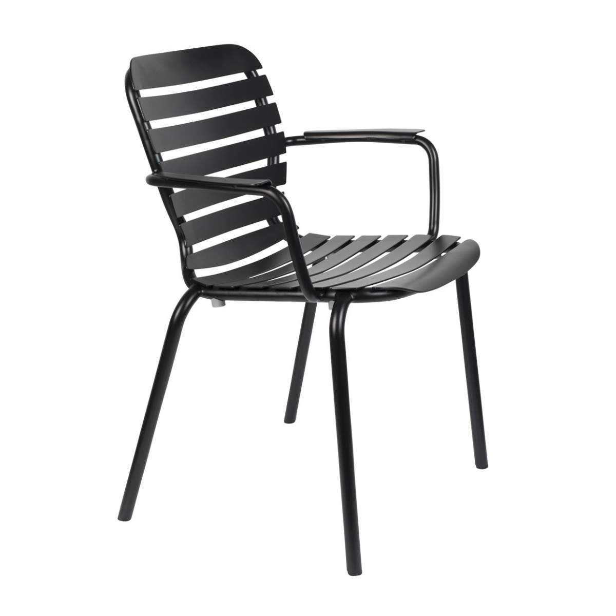 Zuiver Set Garden Table Vondel 214 + 6 Armchair Vondel