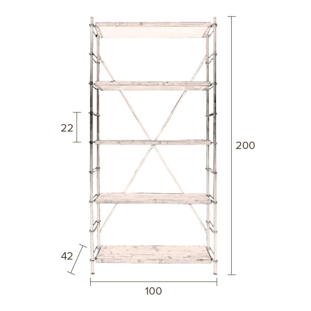 Dutch Bone Shelf Iron