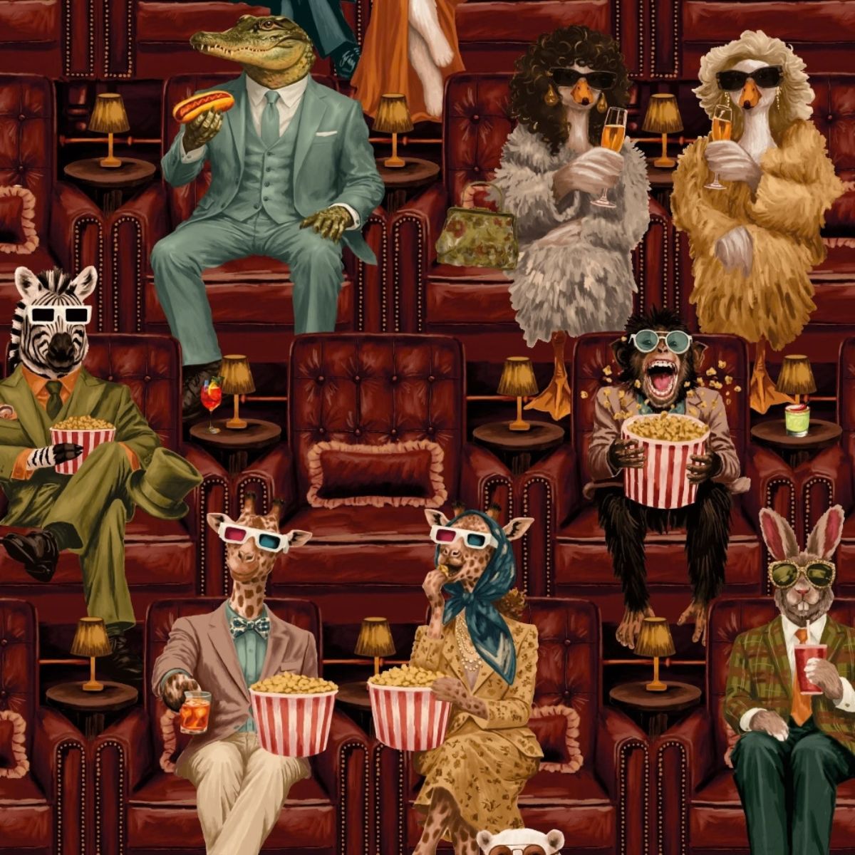 Brand Mckenzie Showtime Wallpaper Chestnut