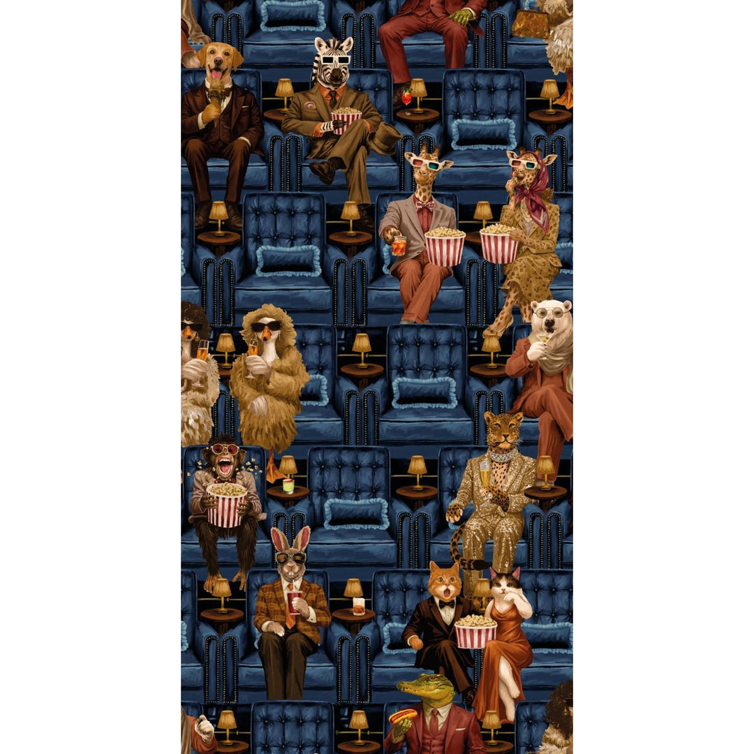 Brand Mckenzie Showtime Wallpaper Blue Lux