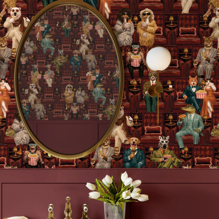 Brand Mckenzie Showtime Wallpaper Chestnut