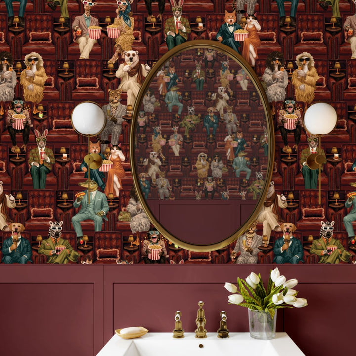 Brand Mckenzie Showtime Wallpaper Chestnut