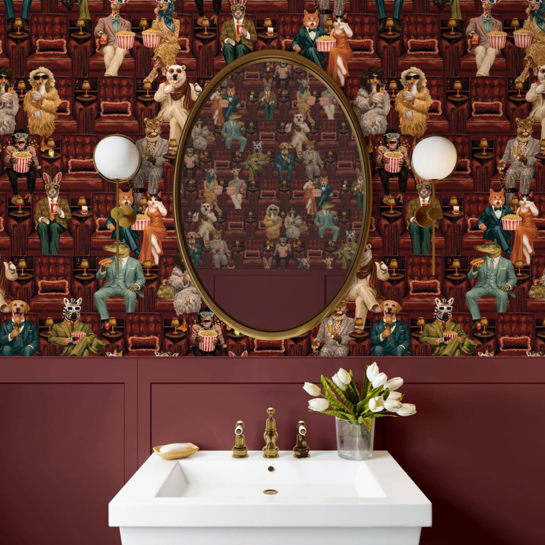 Brand Mckenzie Showtime Wallpaper Chestnut