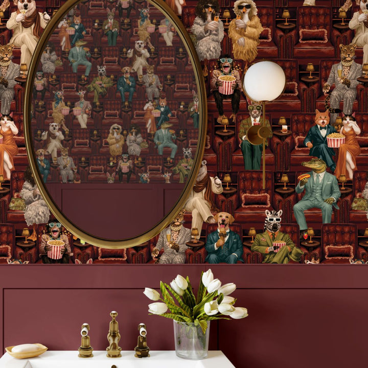 Brand Mckenzie Showtime Wallpaper Chestnut