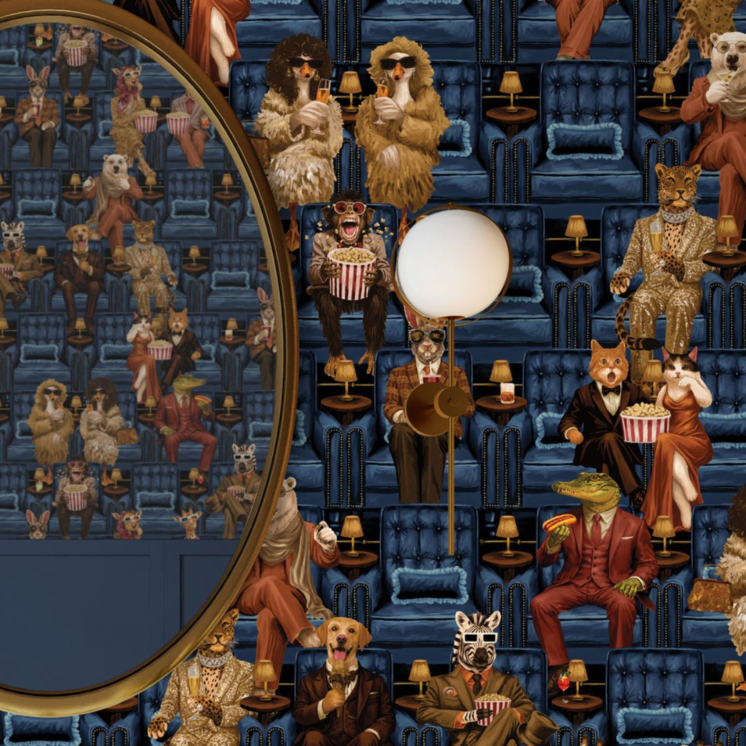 Brand Mckenzie Showtime Wallpaper Blue Lux