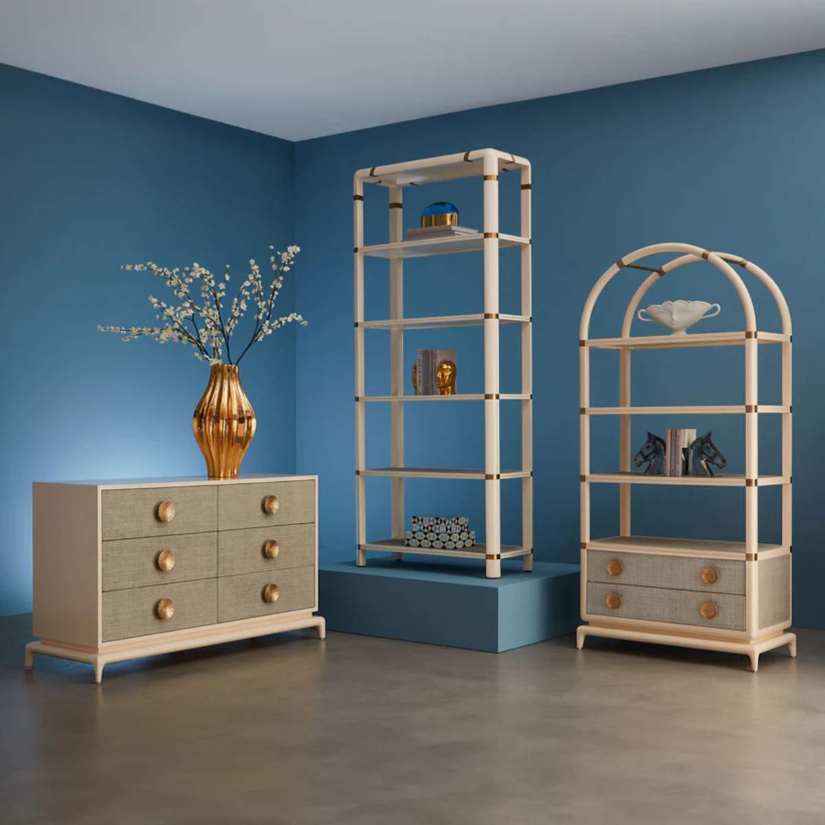 Jonathan Adler Siam Arched Etegere