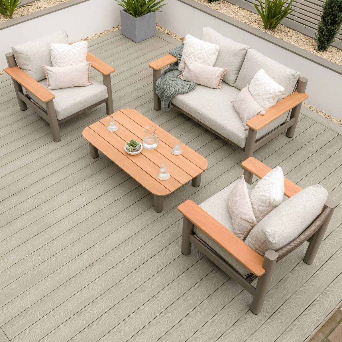 Maze Sicily Rope Weave 2 Seat Sofa