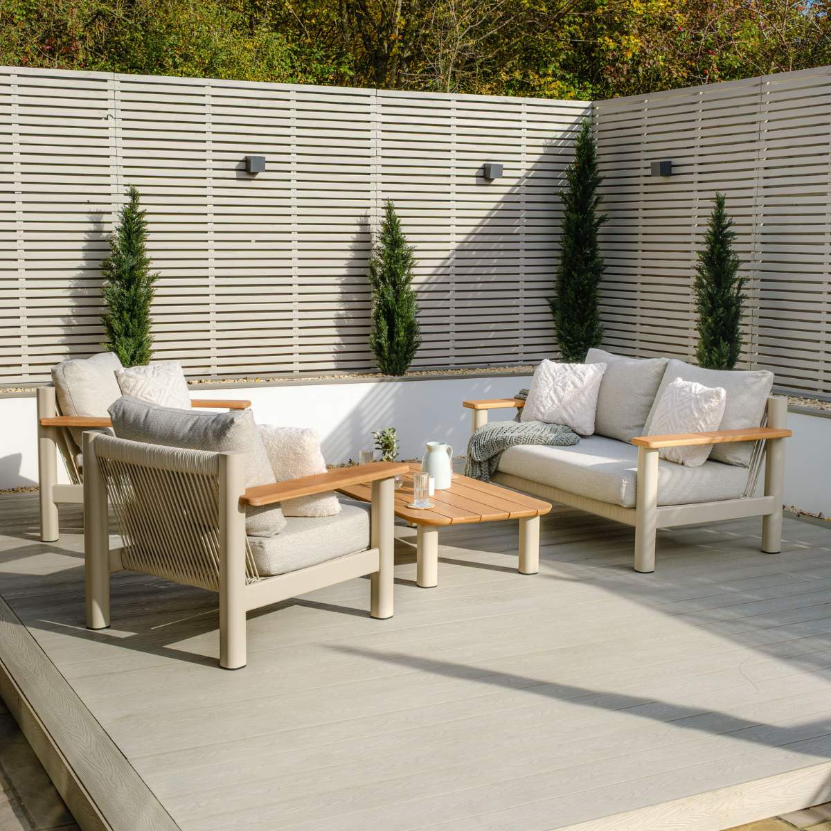 Maze Sicily Rope Weave 2 Seat Sofa