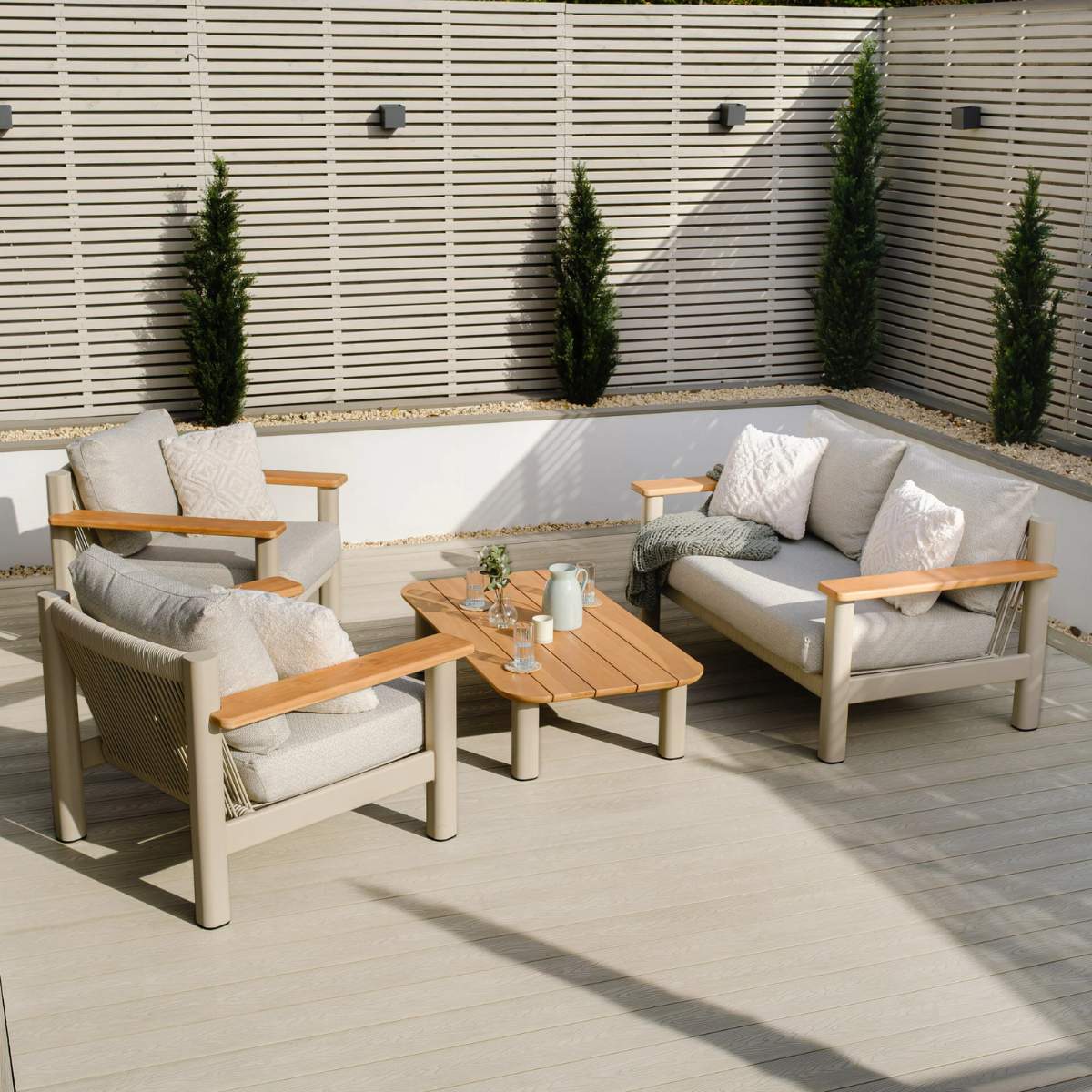 Maze Sicily Rope Weave 2 Seat Sofa