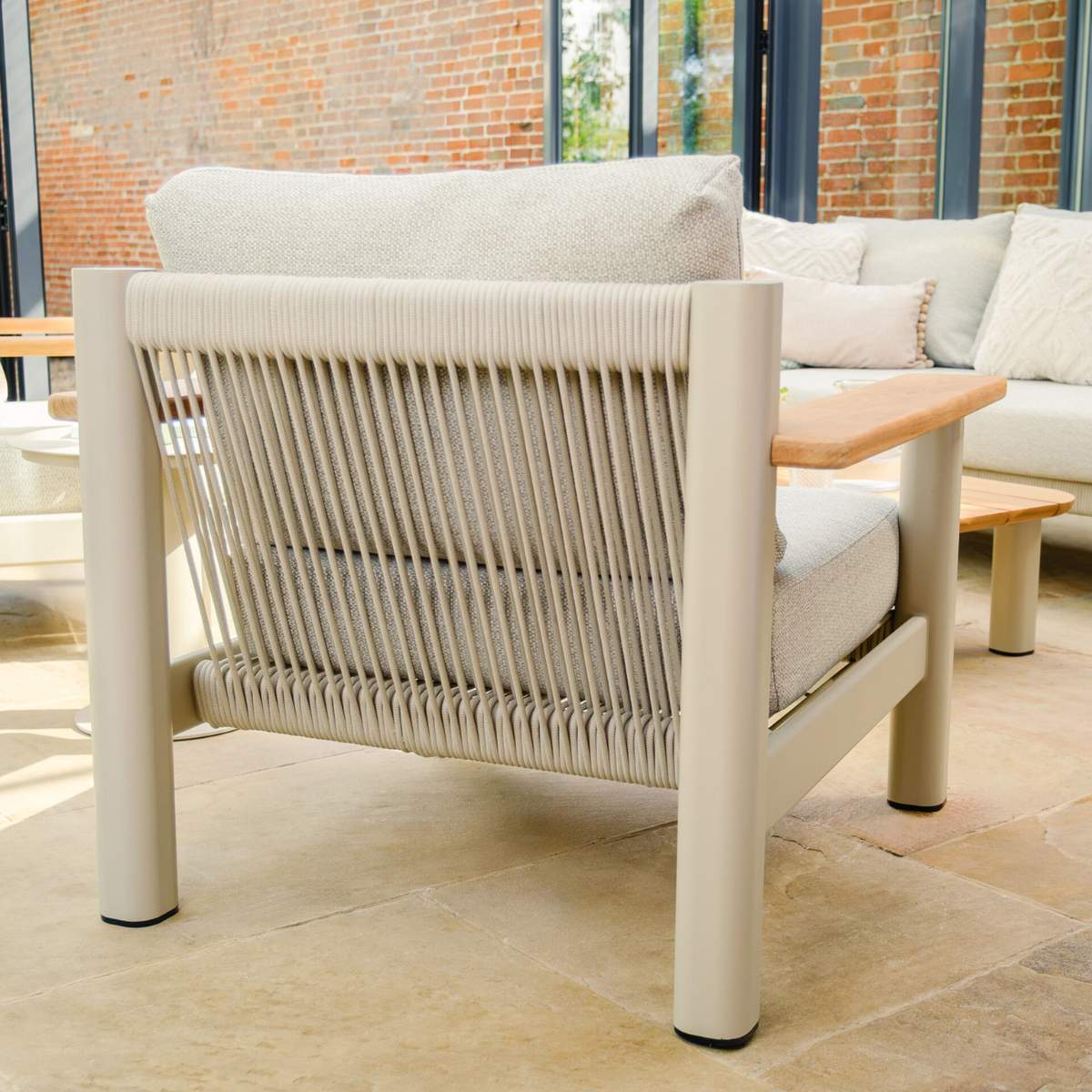 Maze Sicily Rope Weave 3 Seat Sofa