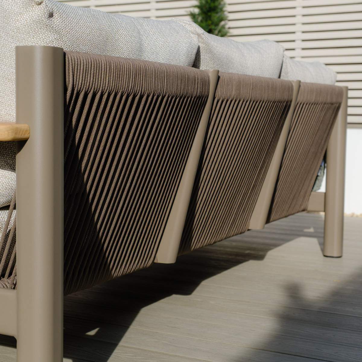 Maze Sicily Rope Weave 3 Seat Sofa