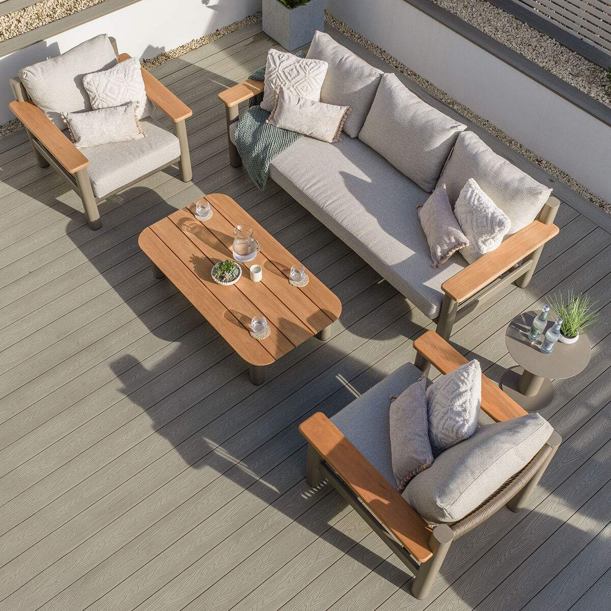 Maze Sicily Rope Weave 3 Seat Sofa