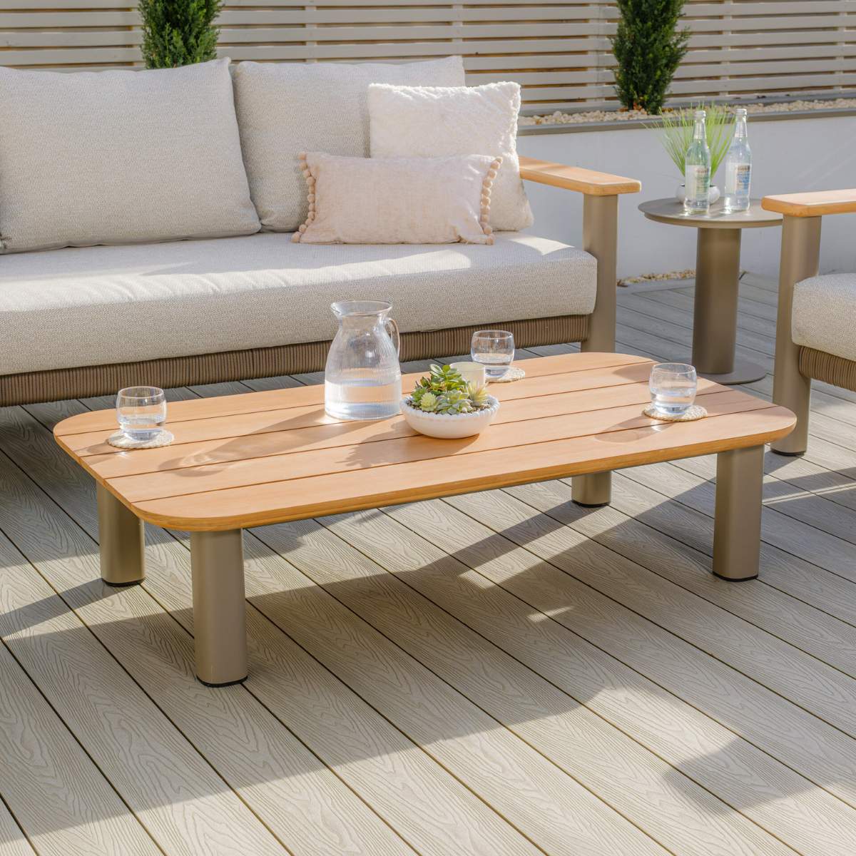 Maze Sicily Rope Weave Garden Sofa Set