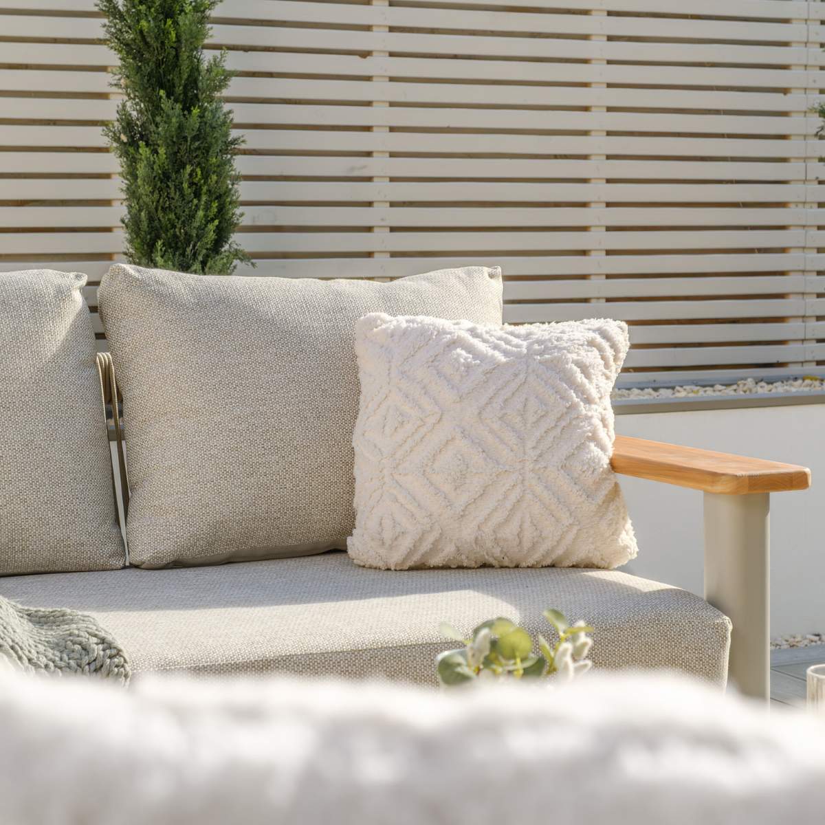 Maze Sicily Rope Weave Garden Sofa Set