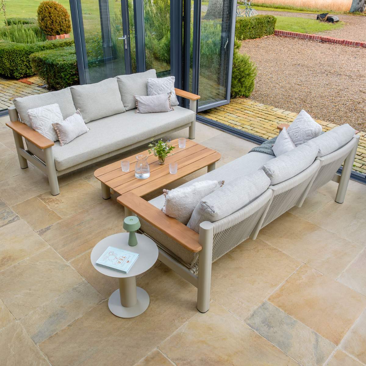 Maze Sicily Rope Weave Garden Sofa Set