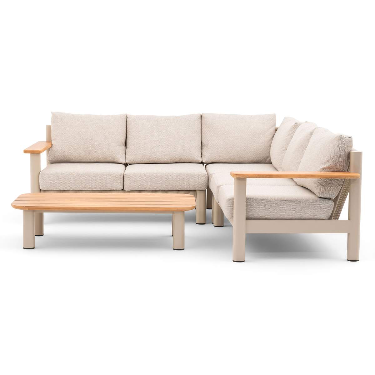 Maze Sicily Rope Weave Small Corner Sofa Set