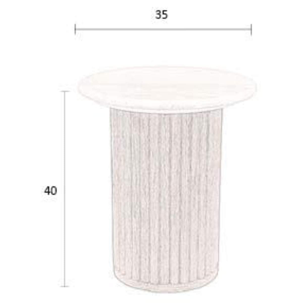 Dutch Bone Side Table Arda